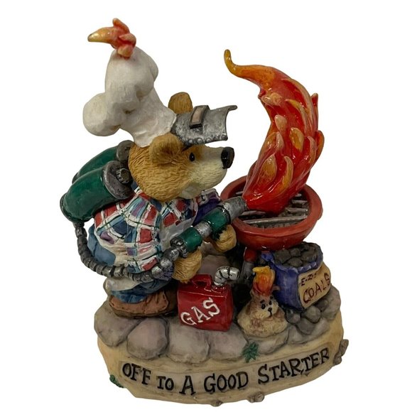 Moose Creek Crossing Moose Off To A Good Start Figurine Dad Father’s Gift 4 12 - Picture 7 of 10